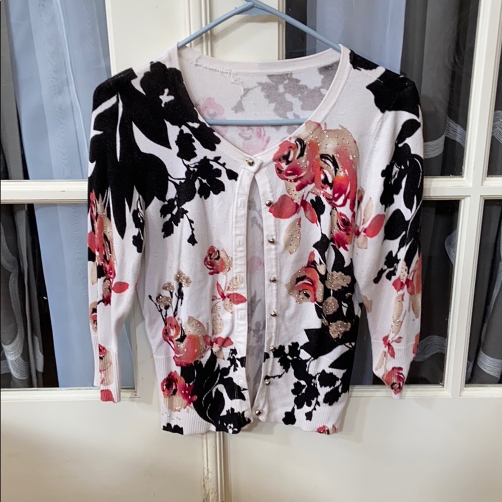Floral cardigan